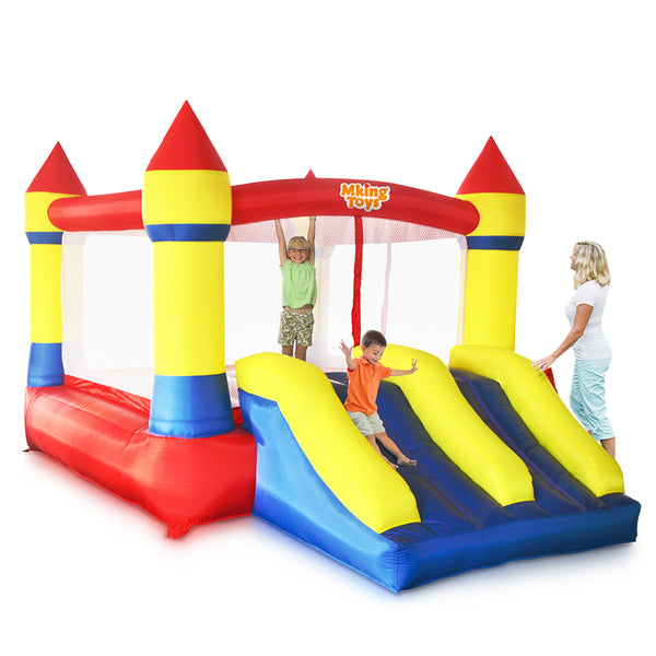 Mking Bounce house dual slide inflatable bouncer