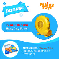 MK Bounce house bouncy castle inflatable bouncer with blower