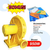 MK Bounce house inflatable obstacle course bouncer slide