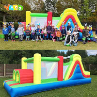 MK Bounce house inflatable obstacle course bouncer slide