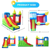 MK Bounce house bouncy castle combo slide