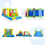 MK Bounce house inflatable obstacle course bouncer slide