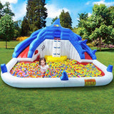 MK Bounce house-shark inflatable water slide splash park